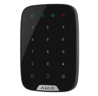 Ajax Keypad black Беспроводная cенсорная клавиатура
