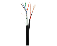EC-UF004-5E-PC050-PE-BK, внутр, с питанием NETLAN  EC-UF004-5E-PC050-PE-BK, внутр, с питанием NETLAN