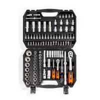 Набор автоинструмента 1/2’’ и 1/4’’, 110 предметов НАИ-08/110 (КВТ) 82135