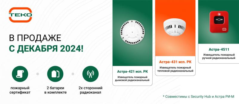 Возобновление продаж радиоканальных устройств системы Астра-РИ-М