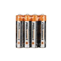 Солевая батарейка ААА (R03P) PROconnect (упак/4шт) (30-0020)