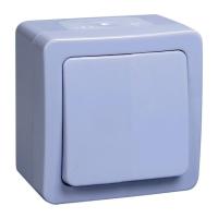 EVMP10-K01-10-54-EC ВС20-1-0-ГПБ выкл 1кл о/у  IP54 (цвет клавиш: белый) ГЕРМЕС PLUS