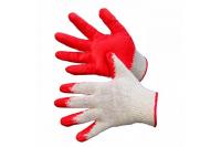 Перчатки х/б с одинарным латексным покрытием (09-0220)