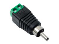 Разъем RCA Optimus штекер с клеммной колодкой (50шт)