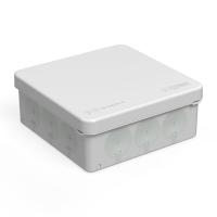 Коробка 100х100х40 распределительная двухкомпонентная безгалогенн IP66 (60-0303) серая 
