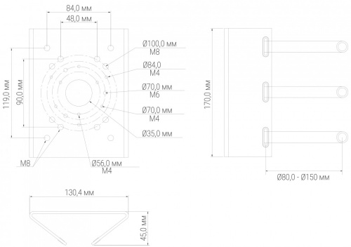 BOLID BR-103 gabaritnye razmery