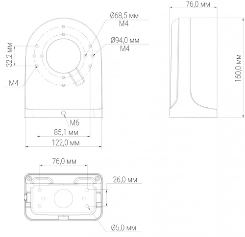 BOLID BR-105 gabaritnye razmery
