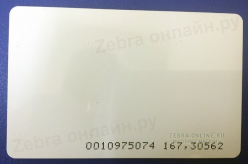 Карта EM-Marine (0,6мм) с номером