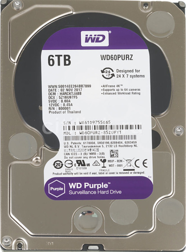 Жесткий диск 6Tb WD62PURZ 