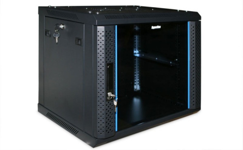 Hyperline TWFS-1266-GP-RAL9004 Шкаф настенный
