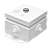 КМ-О-белая-0808-IP55-закрытая-изометрия