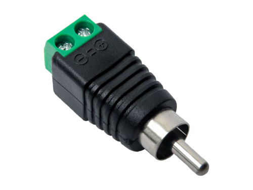 Разъем RCA Optimus штекер с клеммной колодкой (50шт)
