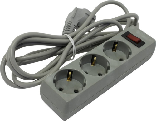 Сетевой фильтр 3 розетки (3 м)